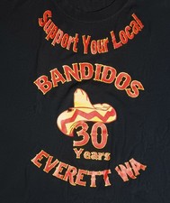 t-shirt vintage Bandidos moto