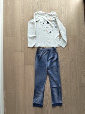 PIGIAMA ZETA BIANCO E BLU 10 ANNI
