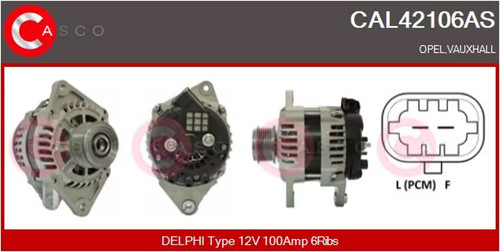 Alternatore casco 100a - alternatore,