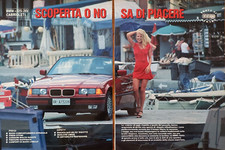 Clipping Articolo 1993 BMW 325i 24V CABRIOLET Scoperta o no sa di Piacere
