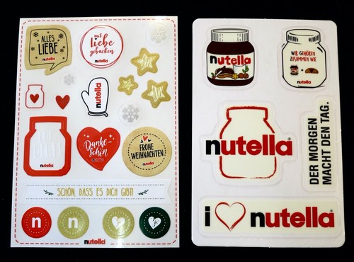 Adesivi nutella pezzi - nutella, 24