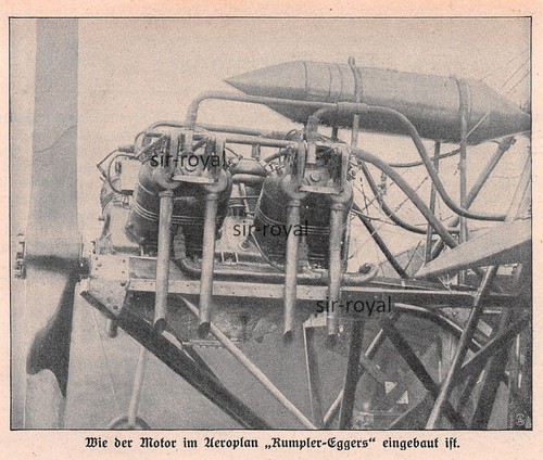 Motore aereo rumpler eggers - aereo, rumpler-eggers