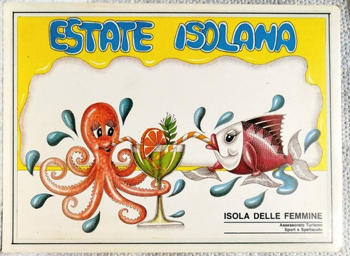 Cartolina grande isola - cartolina,