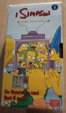 VHS I Simpson Stagione 1 Episodio 1 e 2 Natale Da Cani Bart Genio