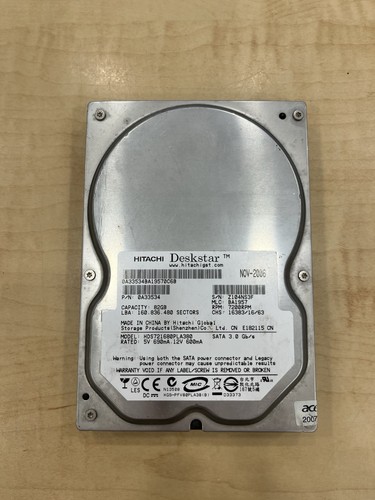 Hard disk hitachi 80gb - 80gb, sata