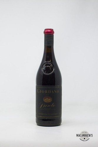 Barolo giordano 1991 - barolo,