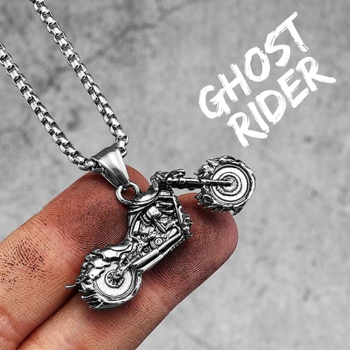 Collana ciondolo ghost - collana, rider
