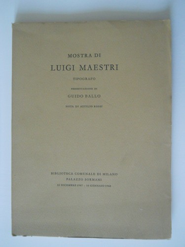Mostra luigi maestri - mostra,