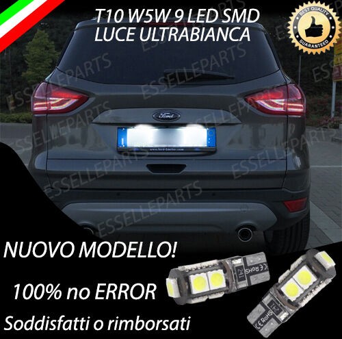 Coppia luci targa - a, led