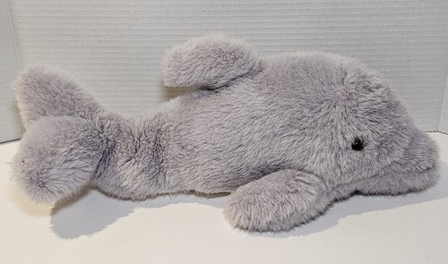 Grey dolphin plush - grey, toy