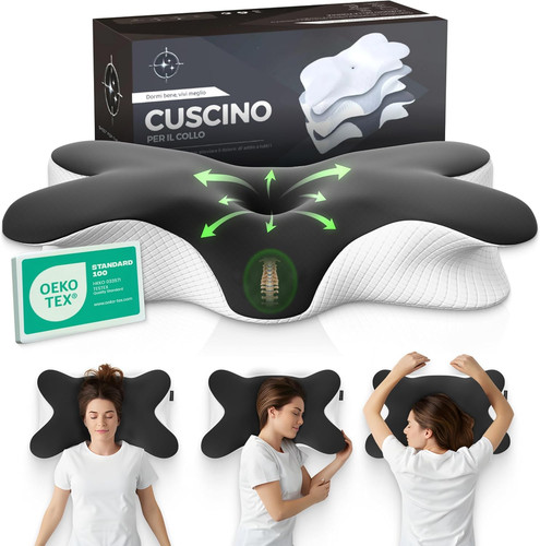 Cuscino cervicale per dormire - cuscino,