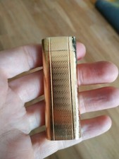 Cartier vintage lighter Oval Gold Plated 20 microns in working order