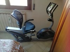 JK Fitness cyclette orizzontale magnetica modello Performa 2600, colore grigio