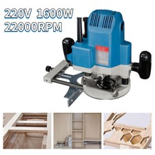 Fresatrice elettrica per incisione legno 1600W taglialegna lavorazione legno router