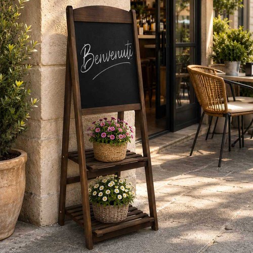 Lavagna pubblicitaria legno - pubblicitaria, in