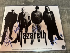 Nazareth autografo/firmato