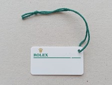 ROLEX White Hang Tag (Unwritten) with DEFECT