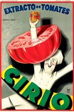 Poster Manifesto Locandina Pubblicitaria Pomodori Pelati Cirio Stampa 32x47 Cm.