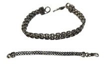 BRACCIALE piatto bagno argento