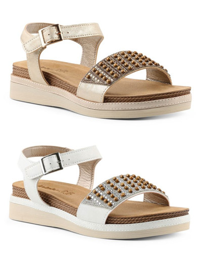 Inblu sandali donna zeppa - inblu,