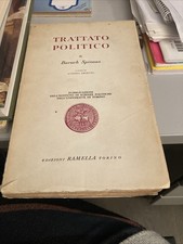 TRATTATO POLITICO Baruch Spinoza Torino Ramella 1958