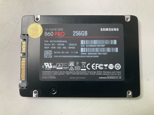 Samsung 860 pro 256 5 - 860,