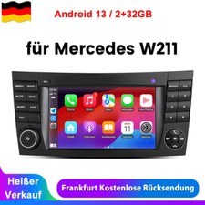 Per Benz CLS E-Class W211 W219 Carplay Autoradio GPS Nav WIFI DAB+ Android13 32G