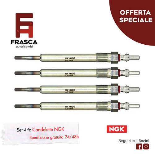 Candelette pezzi ngk - 4,