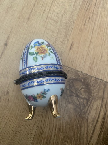 Hand painted ceramic egg - hand,