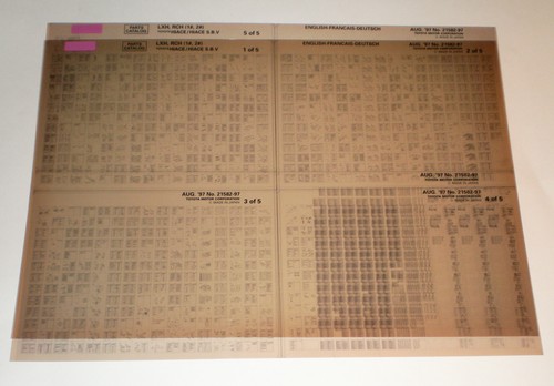 Microfiche catalogo ricambi - catalogo,