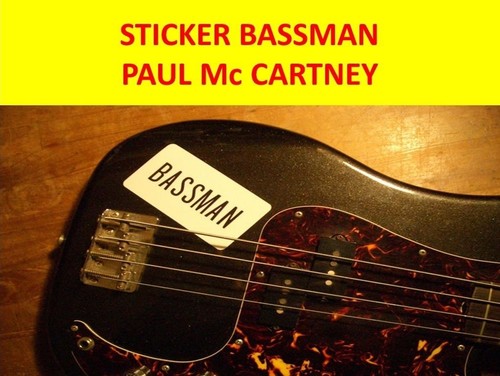 Inlays bassman stickers vinyl - stickers,