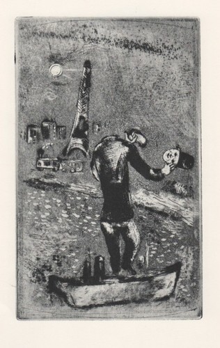 Marc chagall ouvert la - ouvert, nuit