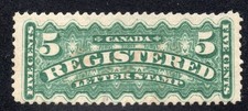 Canada #F2 5c francobollo