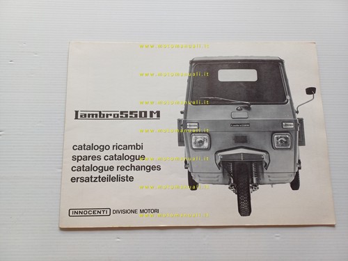 Innocenti lambro 550 - 550, m