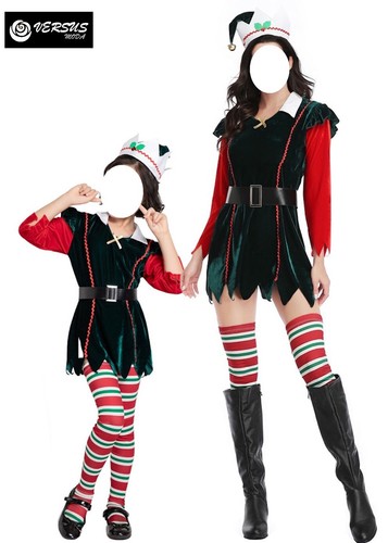 Vestito costume elfo babbo - costume,