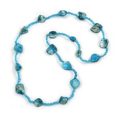 Sea shell and glass bead - glass,