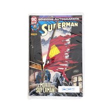 Fumetto SUPERMAN La Morte di Superman 75 - Edizione Autografata Dan Jurgens Raro