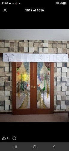 Porta scorrevole vetro e - di,