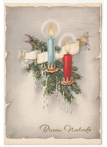 1958 ramo abete candele