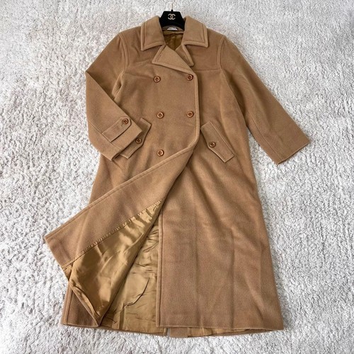 Maxi cappotto lungo cammello
