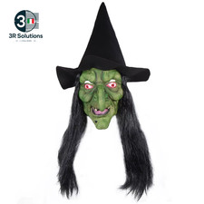 Antique Halloween Horror Witch