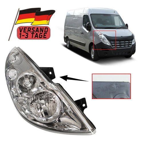 Faro anteriore per - 1x, renault