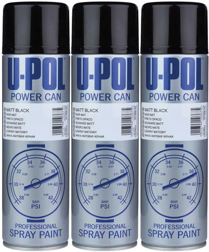 Pol black matt power can - u-pol,