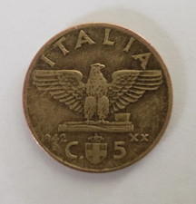 1942 5 Centesimi King Vittorio