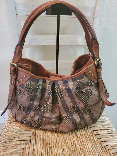Burberry brown leather brass - burberry,