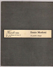 ENNIO MORLOTTI OLI, PASTELLI E DISEGNI A CURA DI A. SALA FINARTE ARIES 1982 BARI
