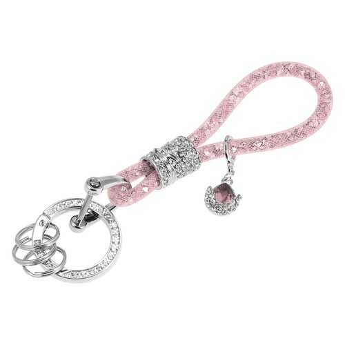 Car fake crystal keychain with - fake,