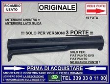 BATTITACCO ANTERIORE SINISTRO solo x 3 PORTE FIAT PUNTO EVO + PUNTO