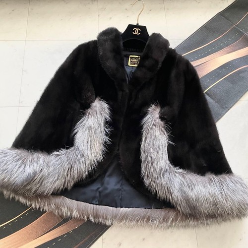 Poncho cappotto saga furs - poncho,
