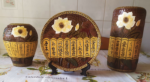 Coppia vaso cinese giapponese